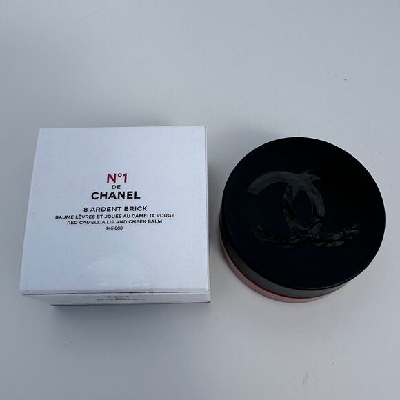 N°1 de Chanel Red Camellia Lip and Cheek Balm New in Box 6.5g #8 Ardent Brick - Picture 2 of 10